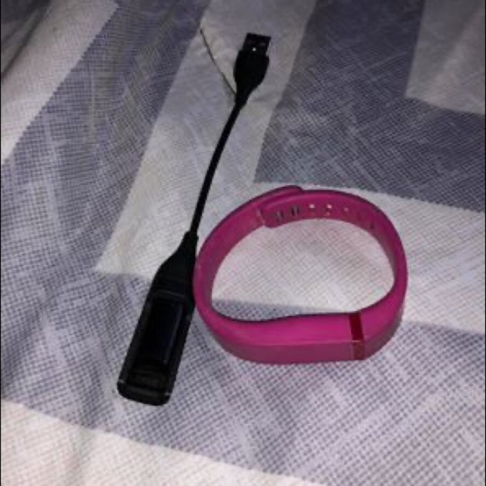Pink Fitbit flex